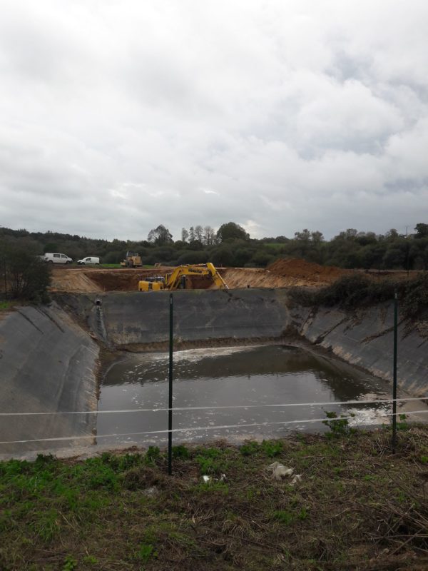 Terrassement pour l'agrandissement d'une lagune de... – Image 3