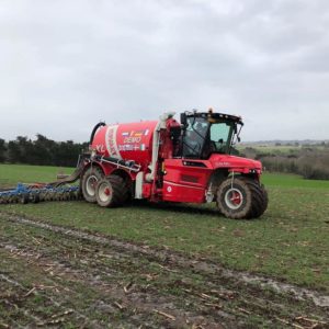 Demonstration depandage de digestat sur cereales - Travaux agricoles