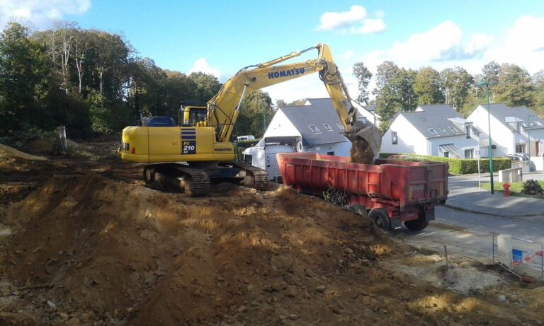 Terrassement de logements à Quimper (3)