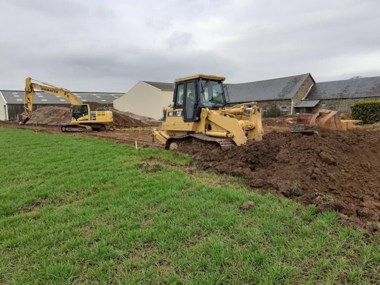 Terrassement dun batiment de stockage 4 - Douarnenez Audierne