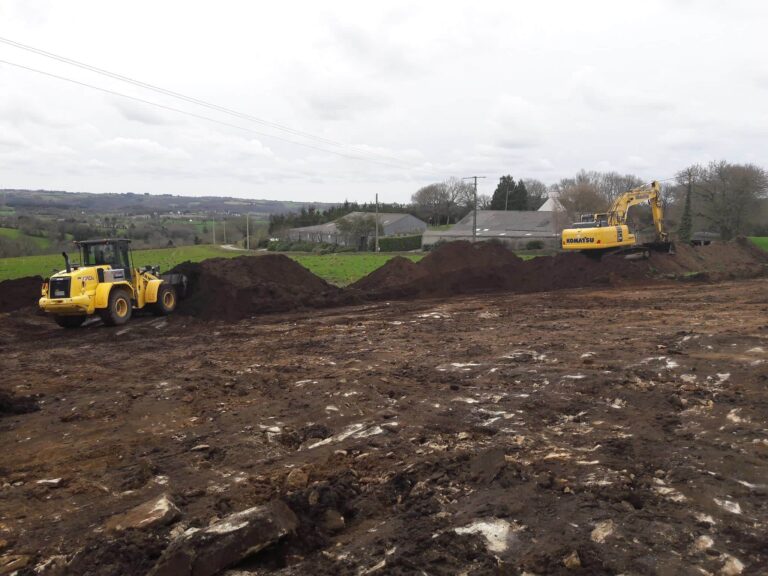 Terrassement dune stabulation a taurillons 4 - Douarnenez Audierne