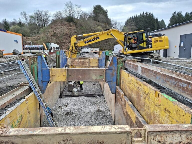 Terrassement et pose de blindage (5)